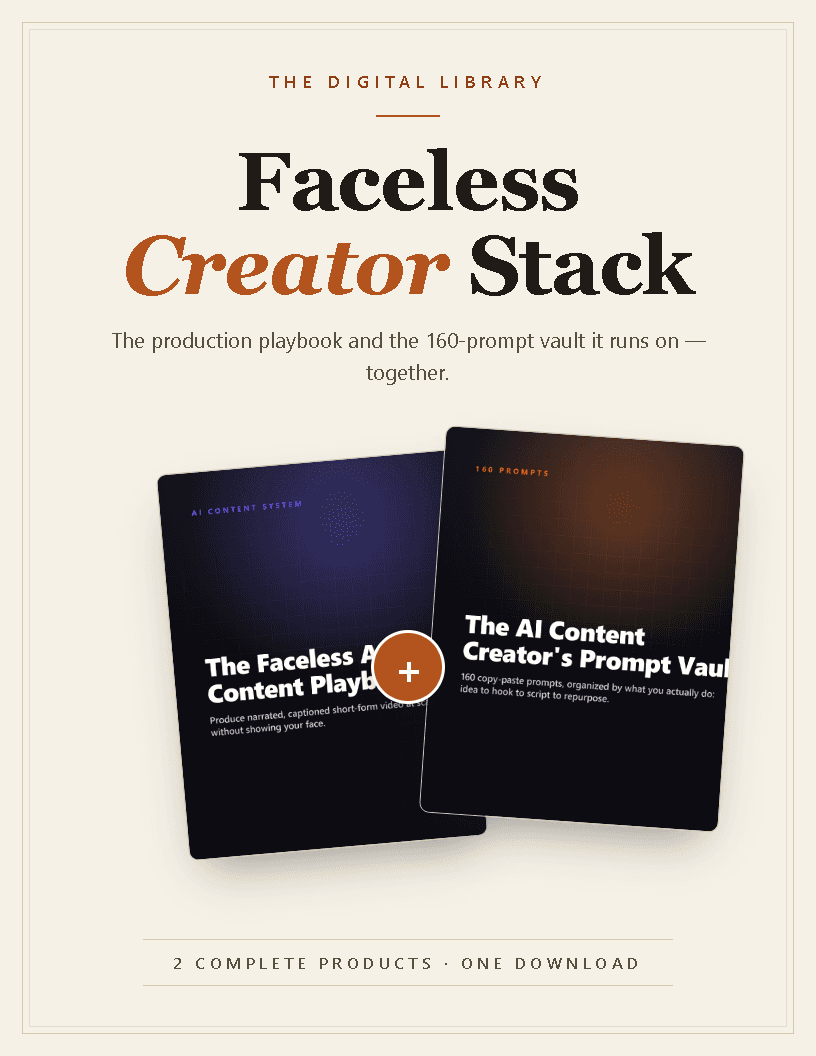 Cover of Faceless Creator Stack (2 products)