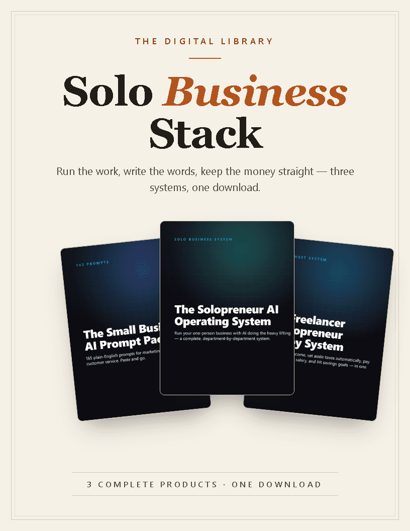 Cover of Solo Business Stack (3 products)