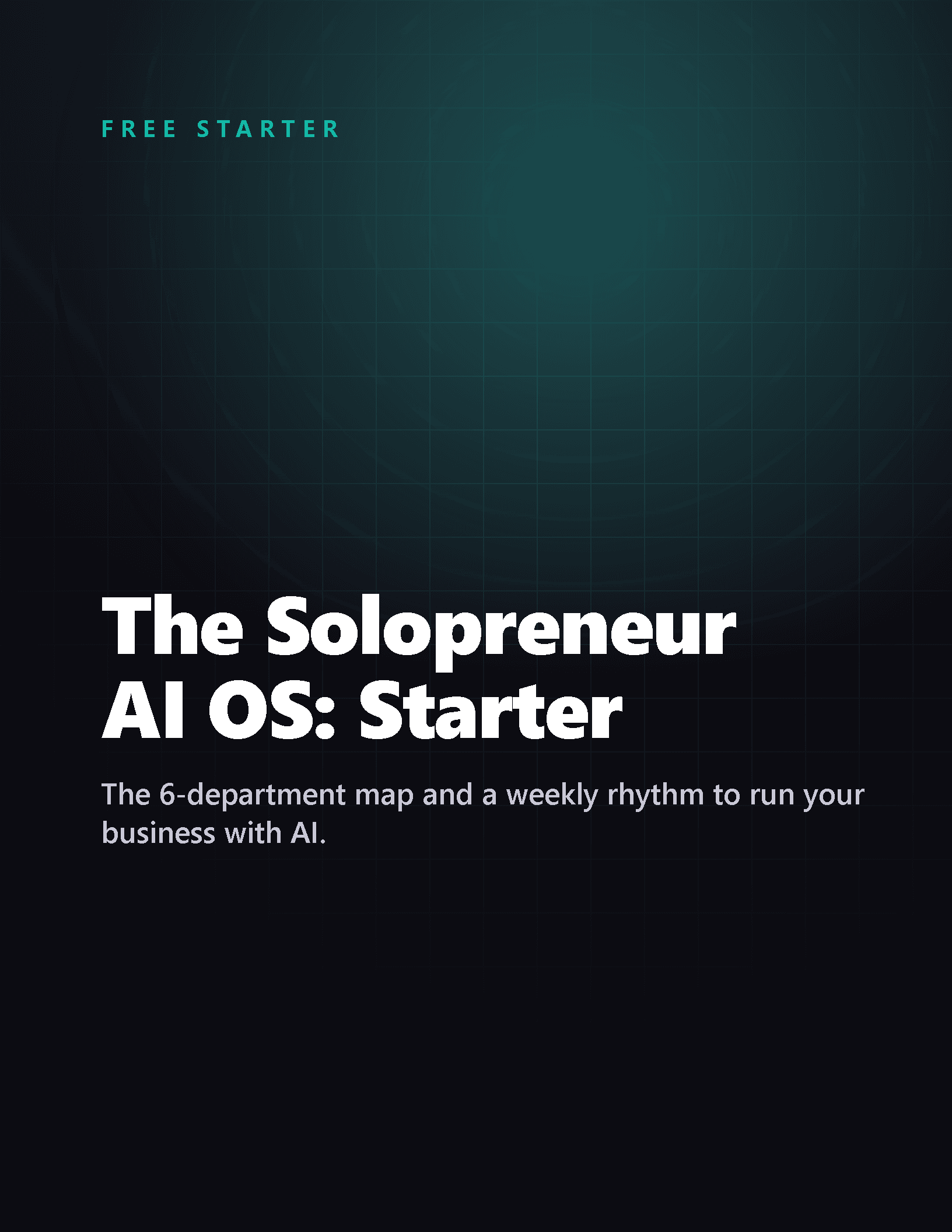 Cover of Solopreneur AI Operating System (Free Edition)